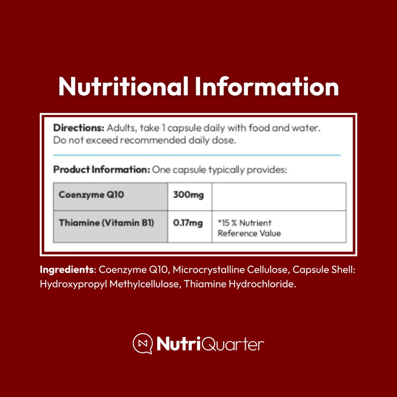 NutriQuarter Coenzyme Q10