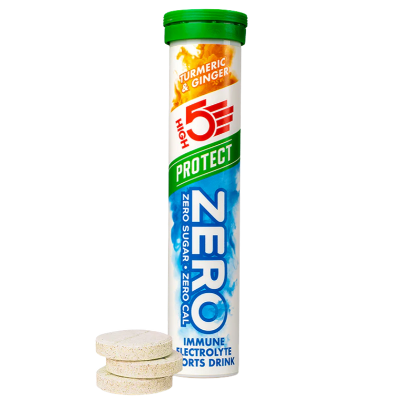 High5 Zero Immune Protect Turmeric & Ginger Electrolyte Sports Drink tablets (20 tablets)