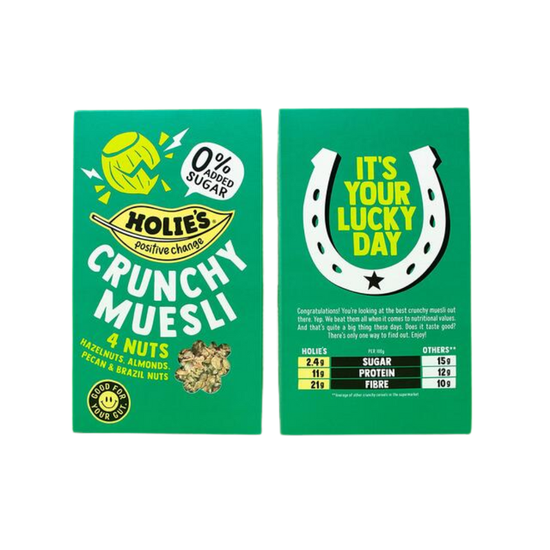 Holies 4 Nuts Crunchy Muesli 400g