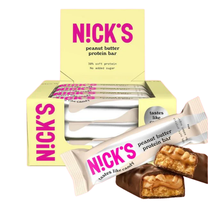 Nick's Peanut Butter flavour Protein bar 50g - Case of 12
