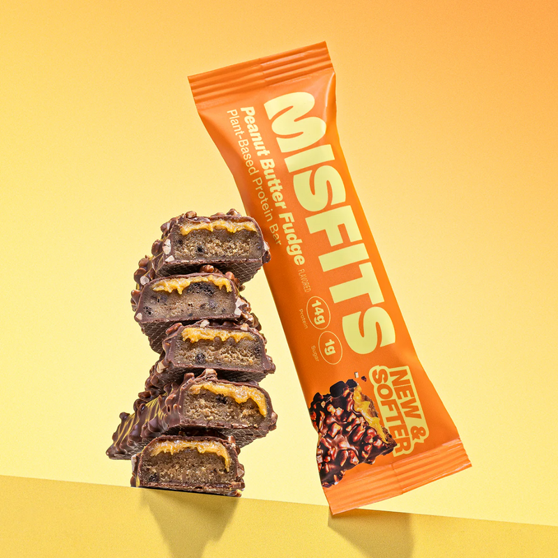 Misfits Peanut Butter Fudge Protein bars 50g - Case of 15