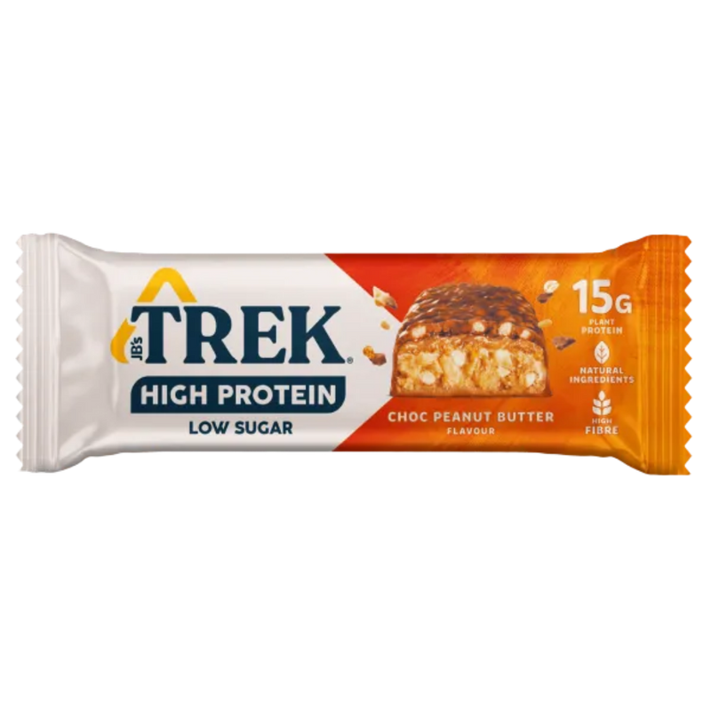Trek Choc Peanut Butter Protein bar 55g - Case of 12