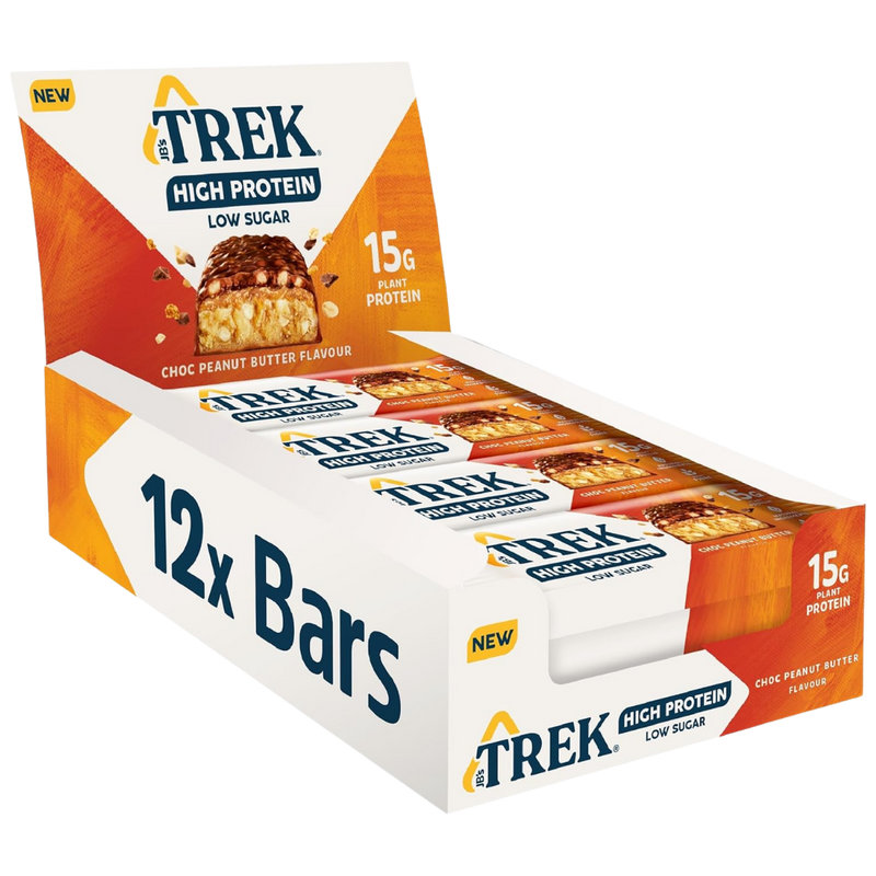 Trek Choc Peanut Butter Protein bar 55g - Case of 12