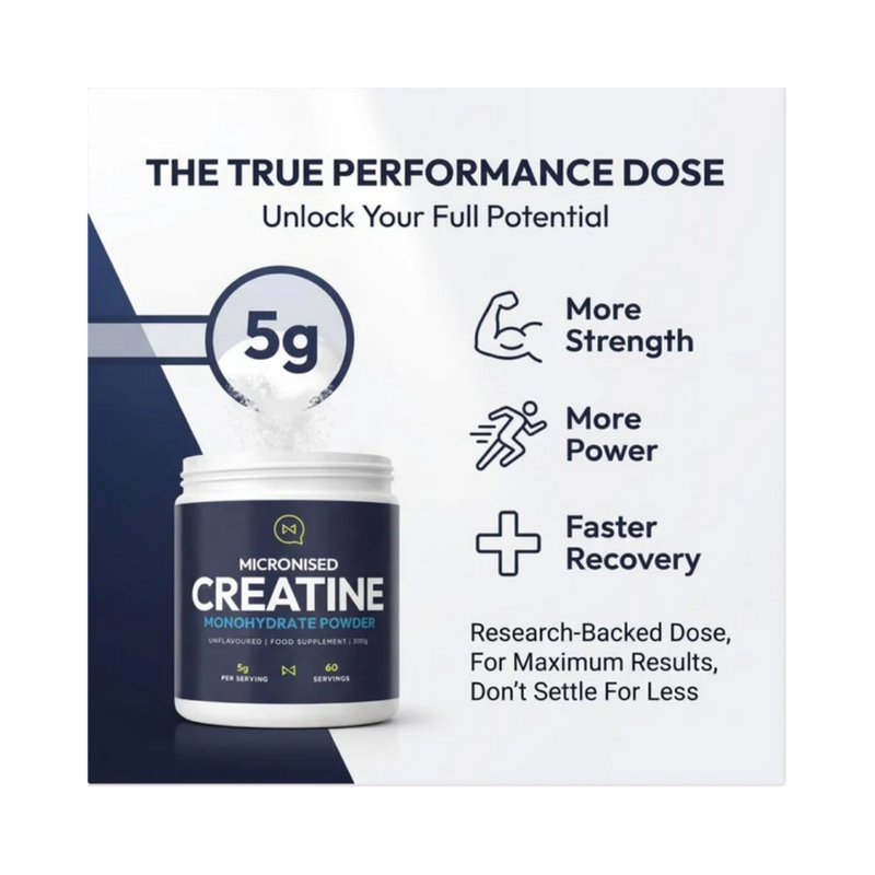 NutriQuarter Creatine Monohydrate Micronised 300g