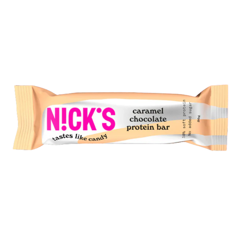 Nick's Caramel Chocolate Protein bar 50g - Case of 12