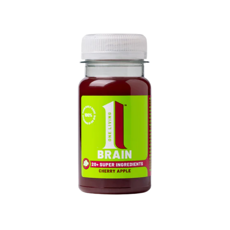 OneLiving Brain Cherry Apple Health Shots 100ml - Case of 8