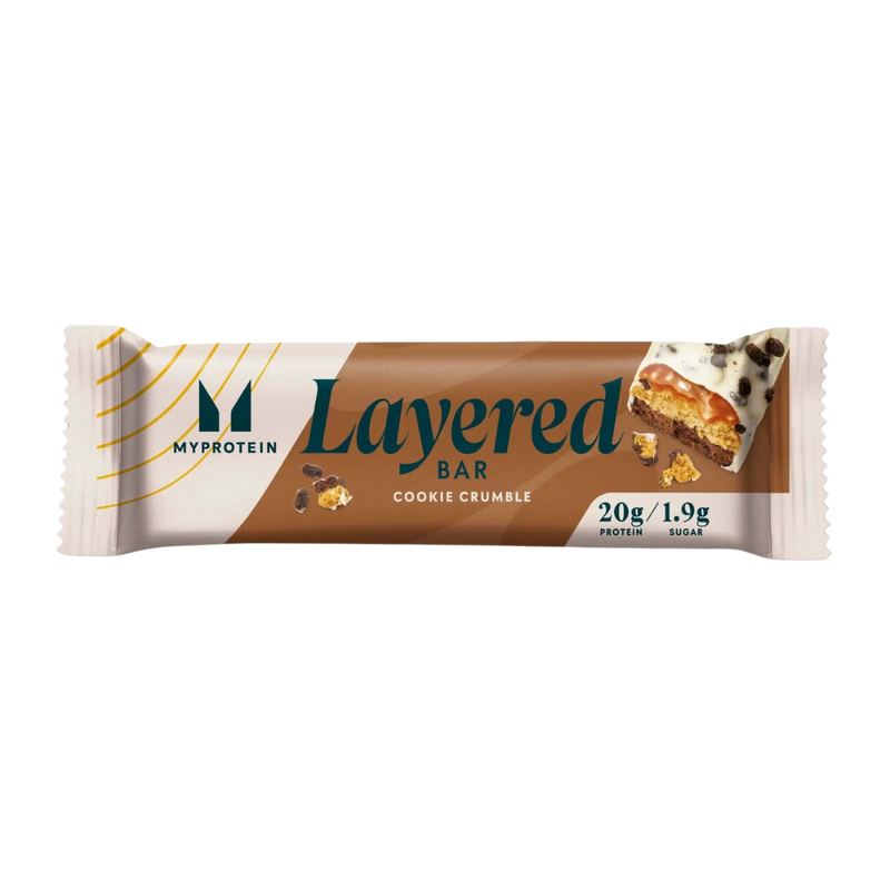 MyProtein Cookie Crumble Layered Protein bar 60g