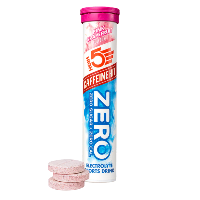 High5 Zero Pink Grapefruit Flavour Caffeine Hit Electrolyte Sports Drink tablets (20 tablets)