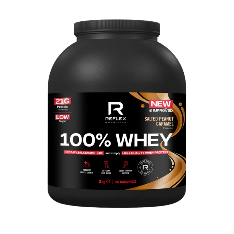 Reflex Nutrition Salted Peanut Caramel 100% Whey Protein Powder 2kg