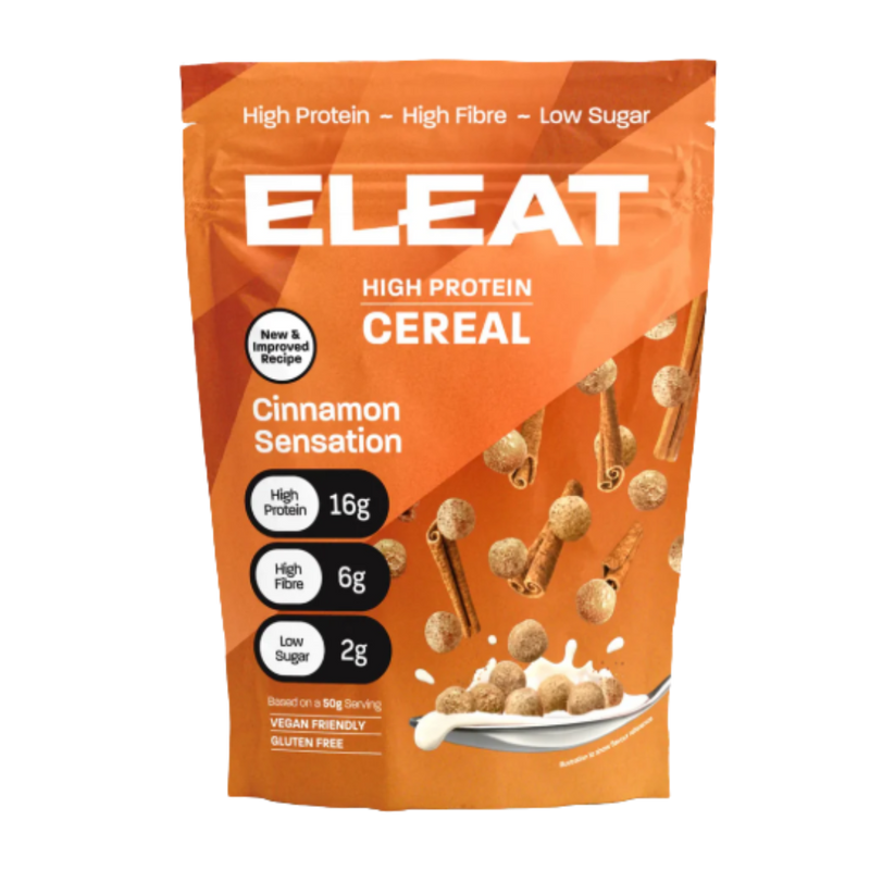 ELEAT Cinnamon Sensation High Protein Cereal 250g - Case of 5