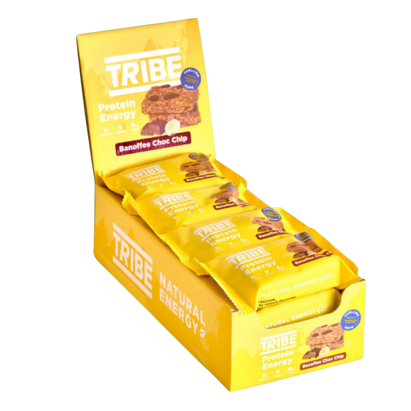 Tribe Protein Energy Banoffee Choc Chip bars 50g - Case of 12