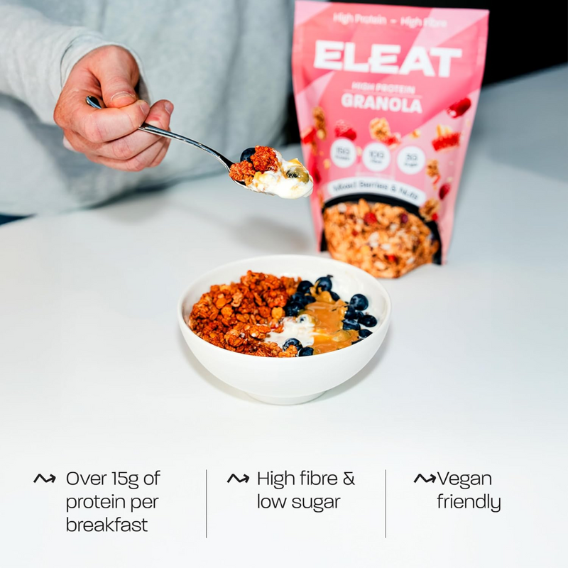 ELEAT Mixed Berries Protein Granola 300g - Case of 5