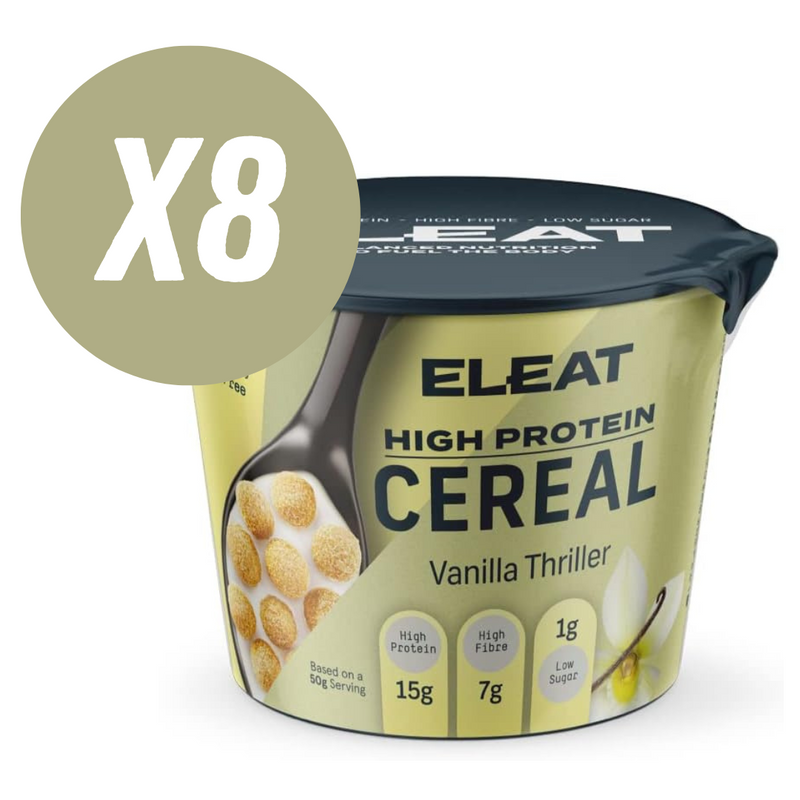 ELEAT Vanilla Flavour High Protein Cereal 50g - Case of 8