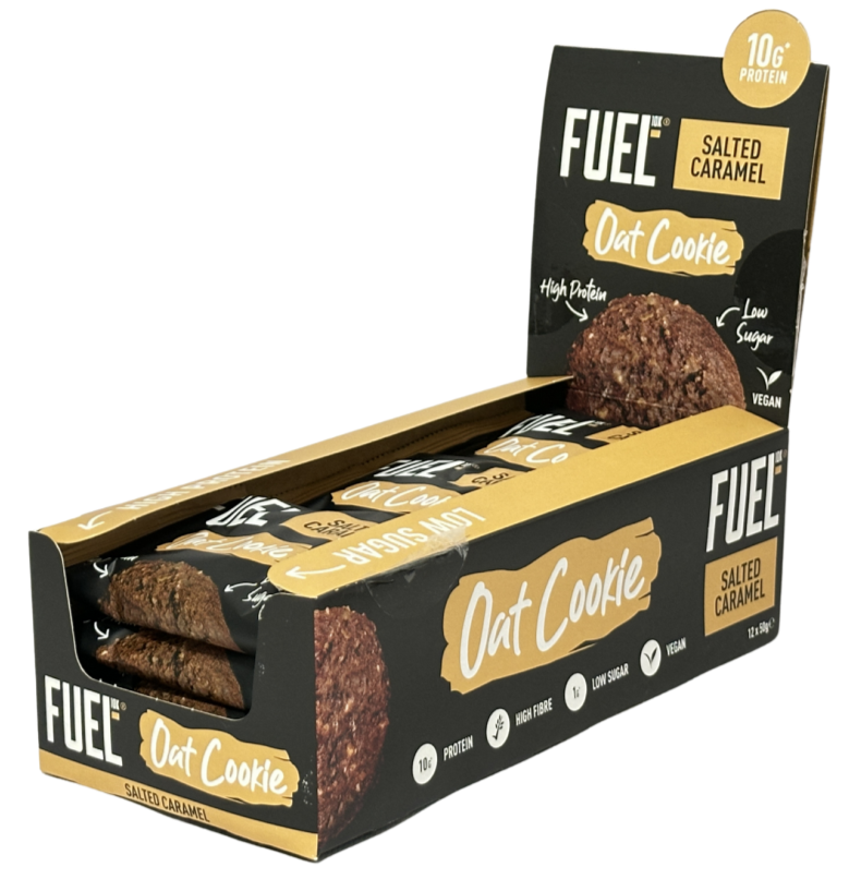 Fuel10k Salted Caramel Protein Oat Cookie 50g - Case of 12
