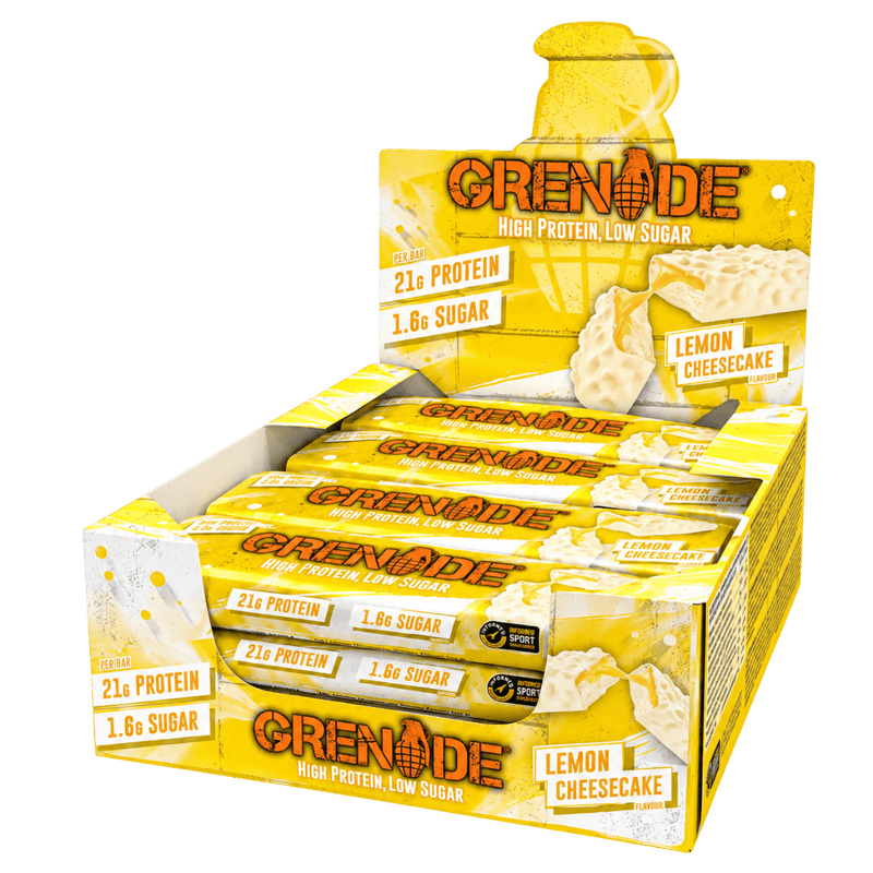 Grenade Lemon Cheesecake Flavour Protein Bar 60g - Case of 12