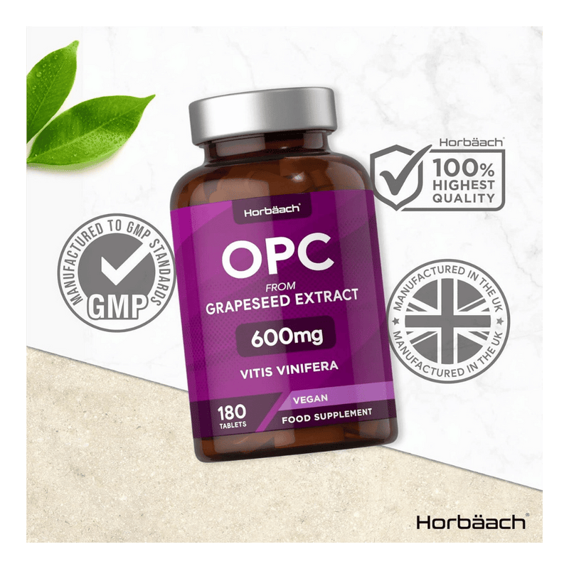 HI OPC Grapeseed Extract 180 Vegan Tablets