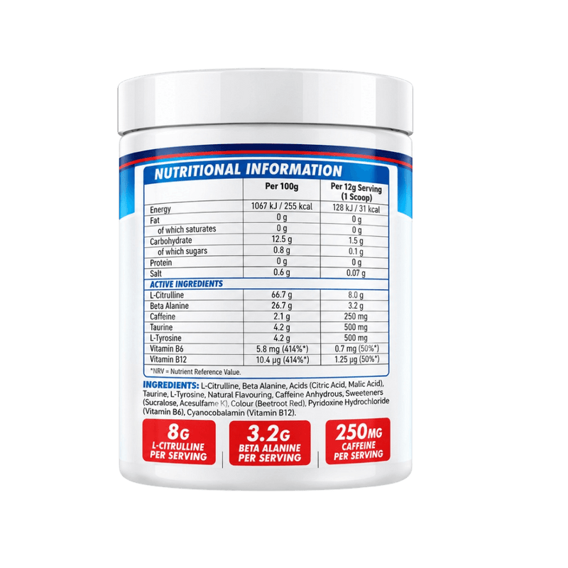 Per4m Pre Workout Stim 95g MINI (Berry Blast)