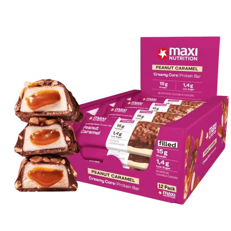 MaxiNutrition Peanut Caramel Creamy Core Protein Bar 45g - Case of 12