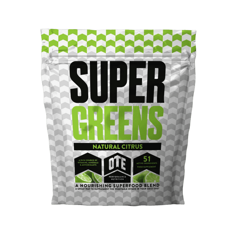 OTE Super Greens Powder Natural Citrus flavour 200g