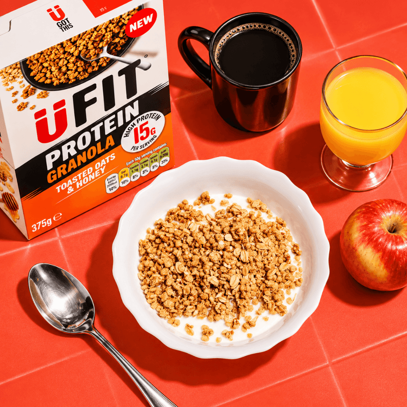 UFIT GRANOLA HONEY 375g Case of 8