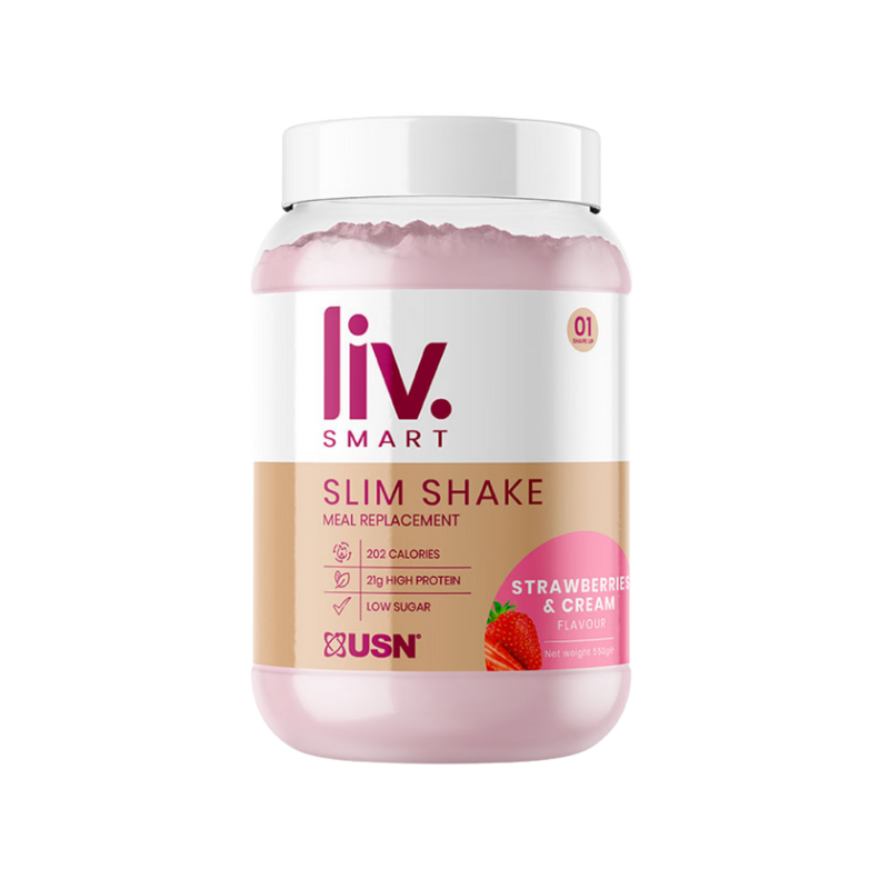 USN Liv.SmartSlim Shake Meal Replacement Strawberry 550g