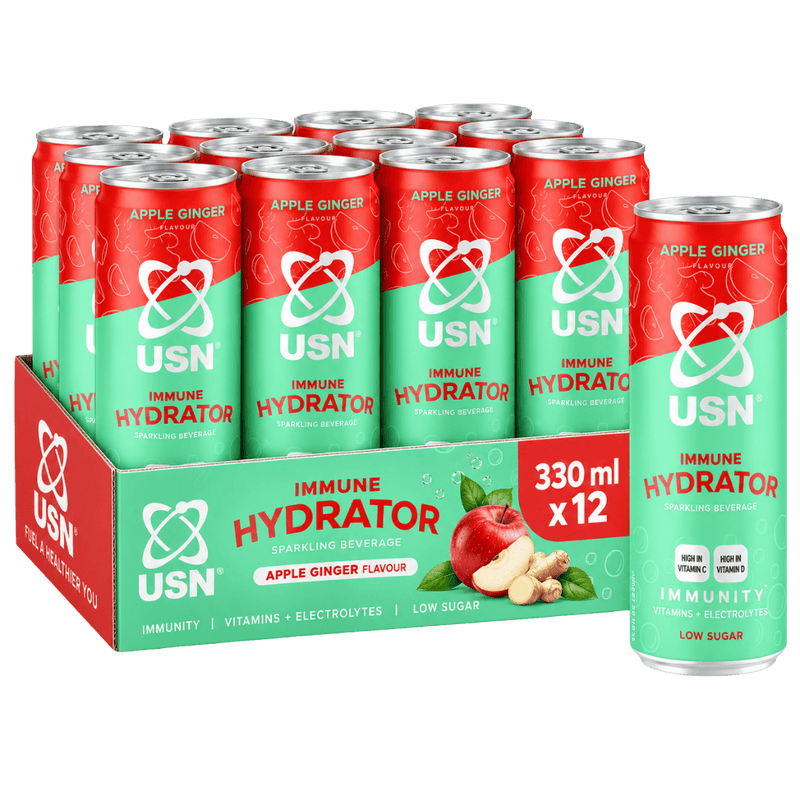 USN Hydrafizz Apple & Ginger 330ml Case of 12