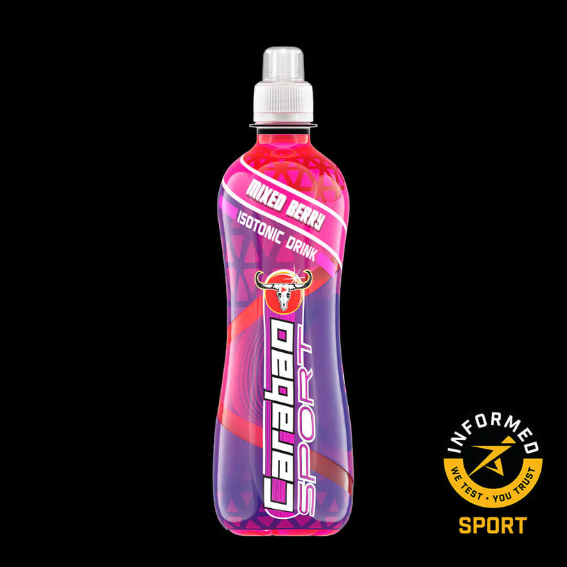 Carabao Mixed Berry Isotonic Sports Drink 500ml - Case of 12