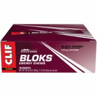 Clif Bloks Black Cherry Energy Chews 60g - Case of 18