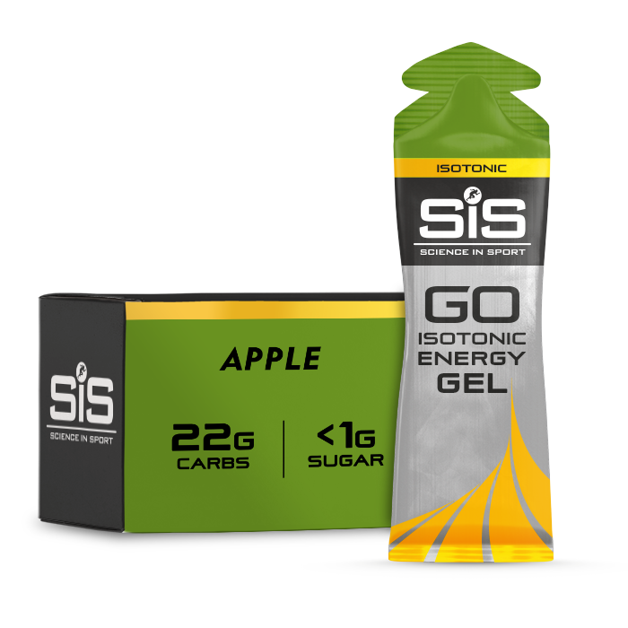 SIS Science In Sport GO Isotonic Energy Gel Apple 60ml - Case of 15 [Best Before: 28/02/2026]