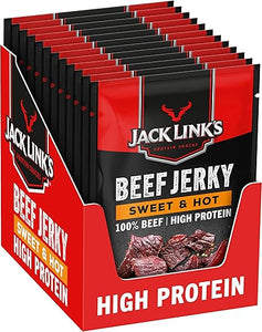 Jack Links Sweet & Hot Beef Jerky 25g - Case of 12 [Best Before: 28/03/2026]
