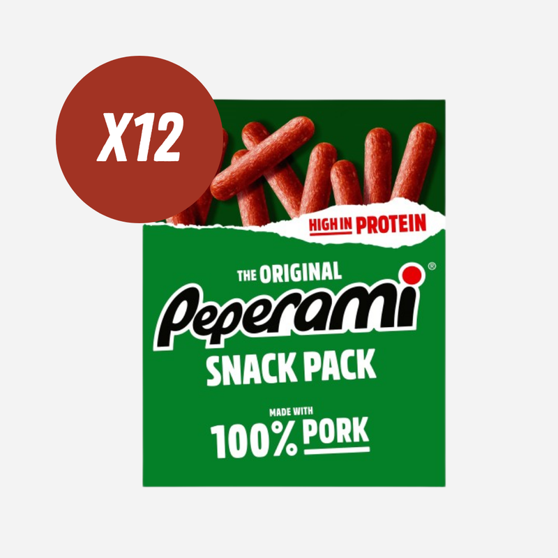 Peperami Original High Protein Snack Pack 50g - Case of 12 [Best Before: 15/01/2026]