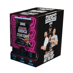 Sides Korean BBQ Flavour Beef Steak Strips 35g - Case of 16 [Best Before: 15/04/2026]