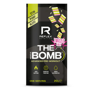 Reflex The Muscle Bomb Advanced Pre-Workout Twizzle Lolly Flavour Single Serve 20g