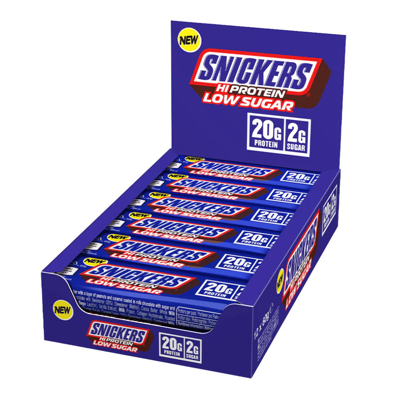 Snickers Hi Protein Low Sugar bar 57g - Case of 12