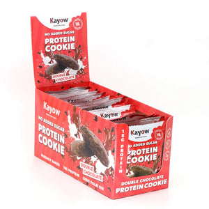 Kayow Protein Cookies Double Chocolate 60g - Case of 12