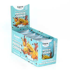 Kayow Protein Cookies Salted Caramel 60g - Case of 12