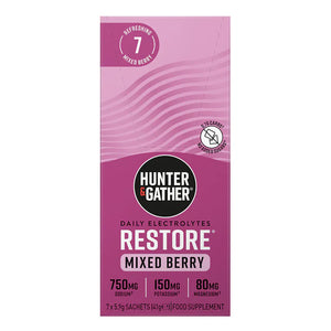 Hunter & Gather Electroyltes Berry 7 x 5.8g Sachets