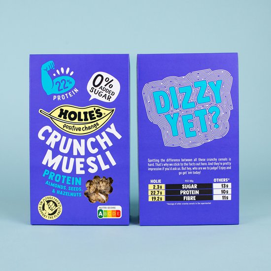 Holies Protein Crunchy Muesli 400g - Case of 6 [Best Before: 01/10/2025]