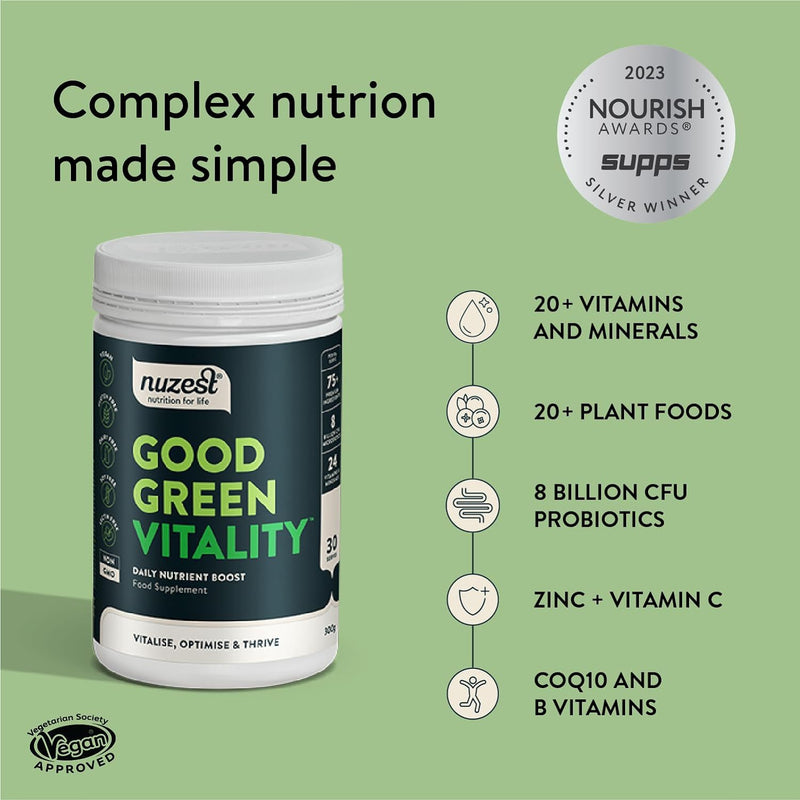 Nuzest Good Green Vitality Powder 300g [Best Before: 29/10/2025]