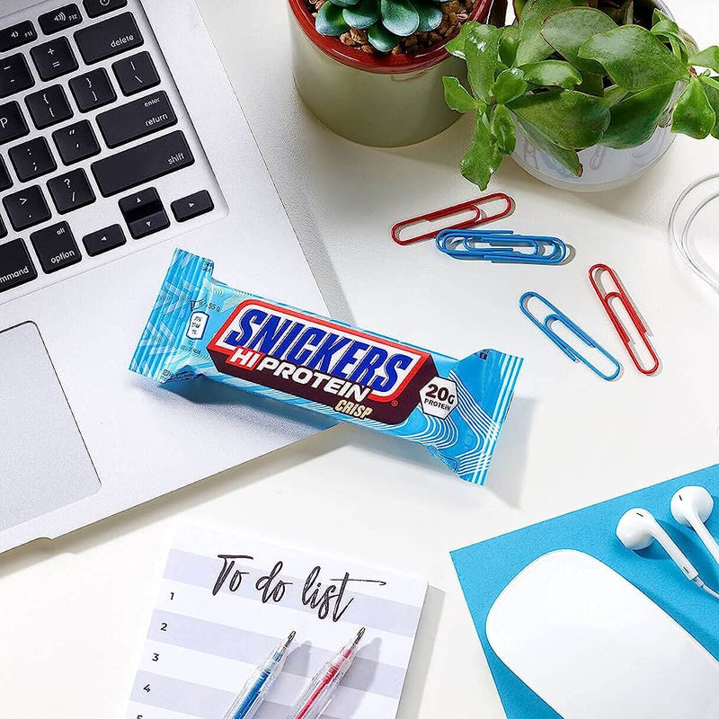 Snickers Hi Protein Crisp Bar 55g - Case of 12 [Best Before: 13/12/2025]