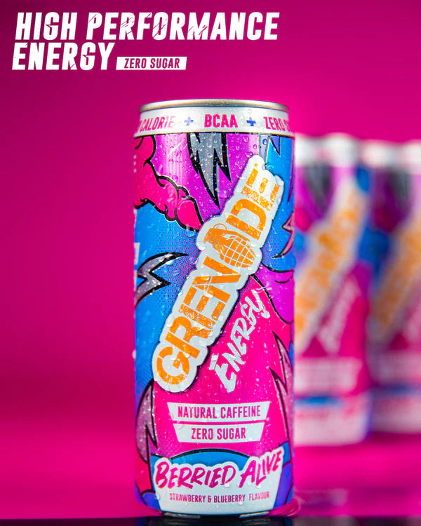 Grenade Berried Alive Energy Drink 330ml - Case of 12 [Best Before: 30/04/2025]