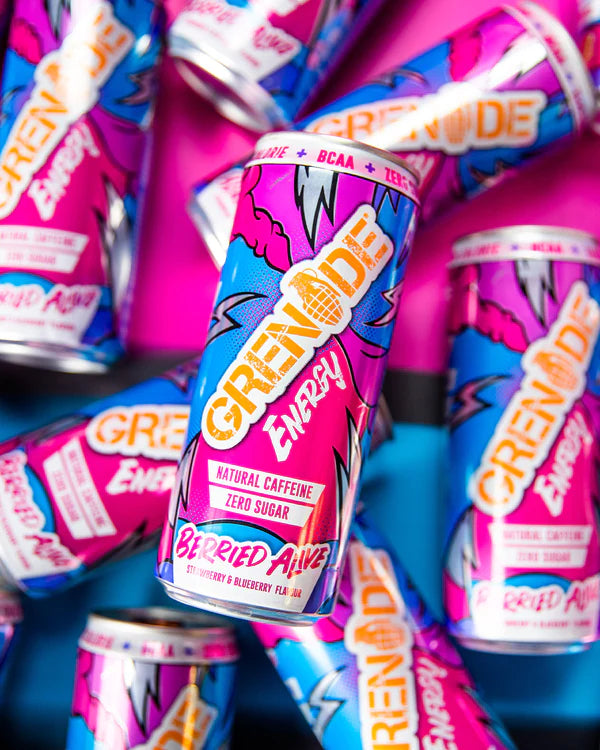 Grenade Berried Alive Energy Drink 330ml - Case of 12 [Best Before: 30/04/2025]