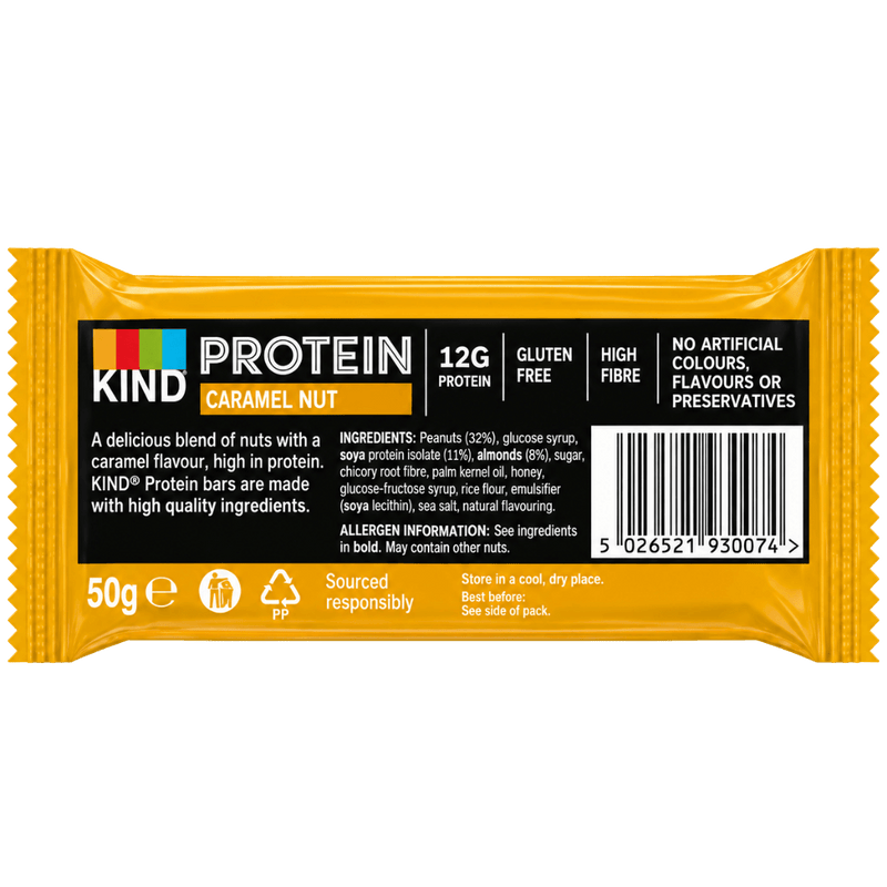KIND Protein Bars Caramel Nut 50g Case of 12
