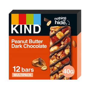 KIND Peanut Butter Dark Chocolate nut bar 40g - Case of 12 [Best Before: 24/02/2025]