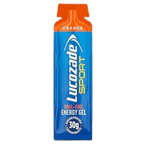 Lucozade Sport Orange Flavour Dual-Fuel Energy Gel 45g [Best Before: 31/03/2025]