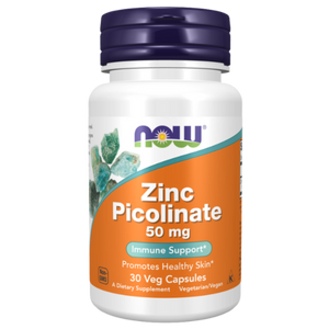 NOW Foods Zinc Picolinate 50mg - 120 Veg Capsules