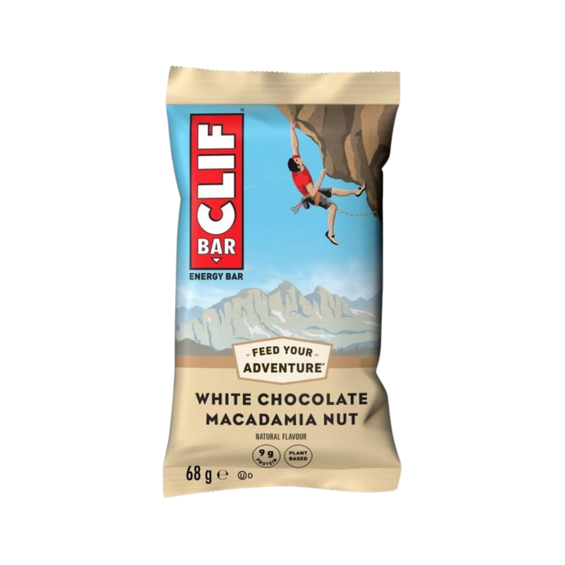 Clif White Chocolate Macadamia Nut Energy Bar (3 x 68g Multipack) [Best Before: 11/04/2026]