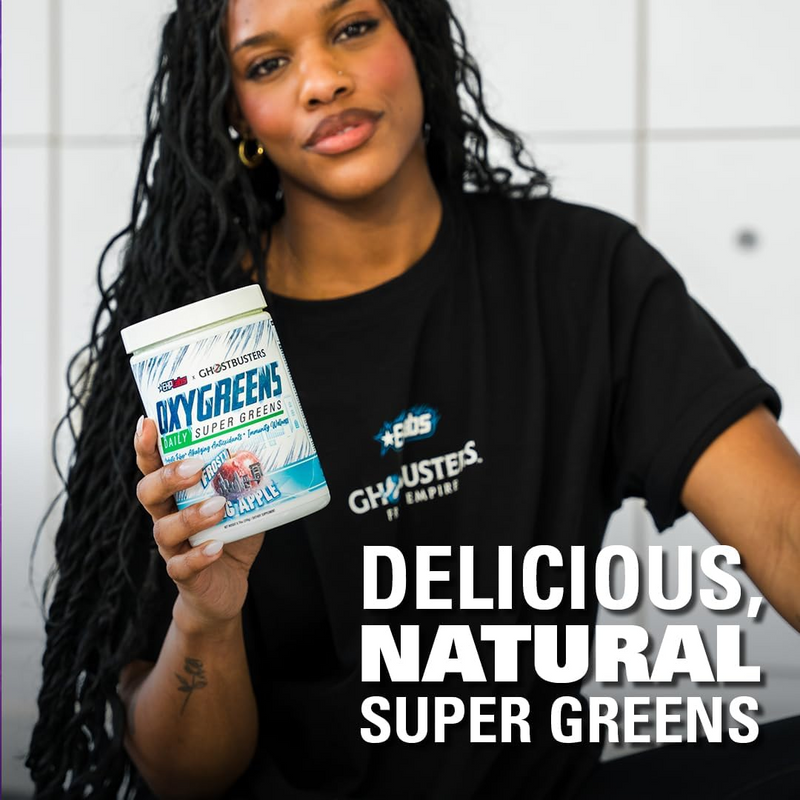 EHP Labs Oxygreens Powder Frosty Big Apple 249g (30 servings) [Best Before: 12/03/2026]