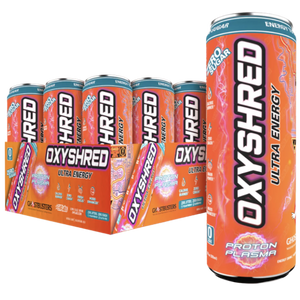 EHP Labs x Ghostbusters Oxyshred Proton Plasma (Tropical) Energy Drink 355ml - Case of 12 [Best Before: 05/09/2025]