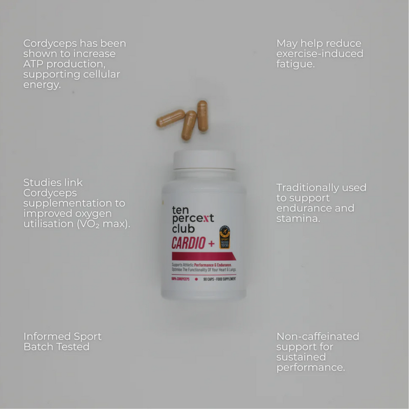 The Ten Percent Club Cardio+ – 90 Capsules